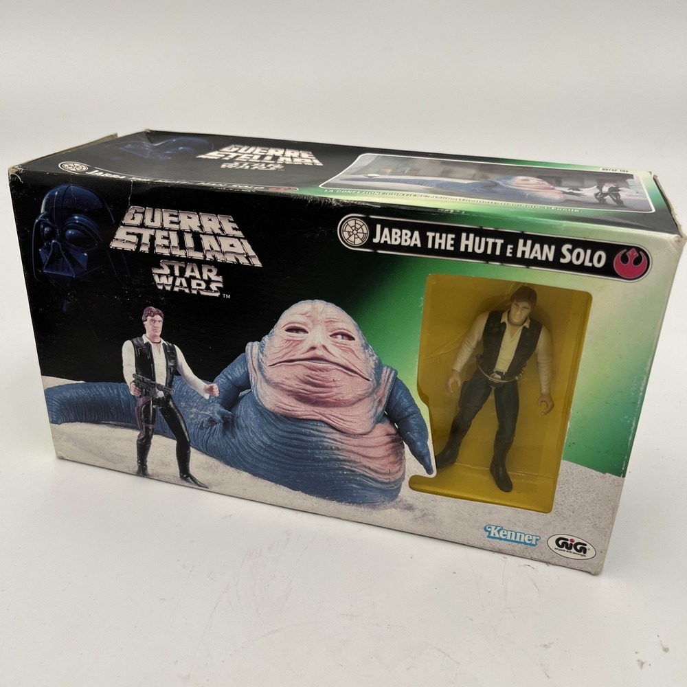 Kenner GiGi Star Wars Jabba The Hutt & Han Solo Figure Vintage